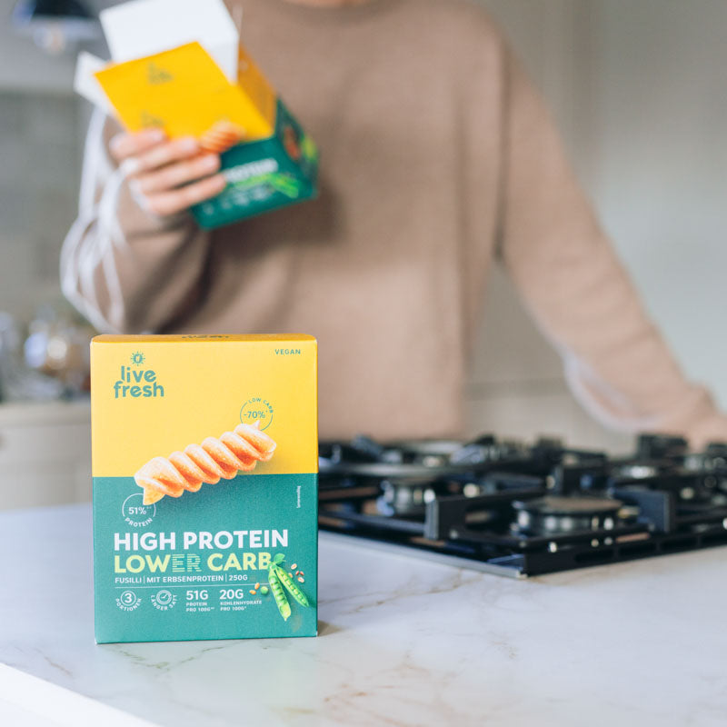 Lower carb high protein pasta - Fusilli