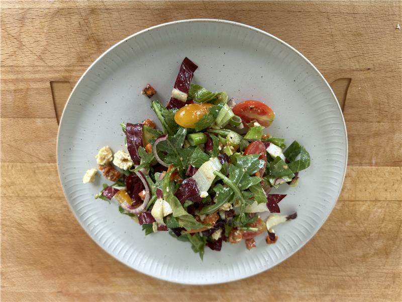 Crunchy Süßkartoffel-Salat