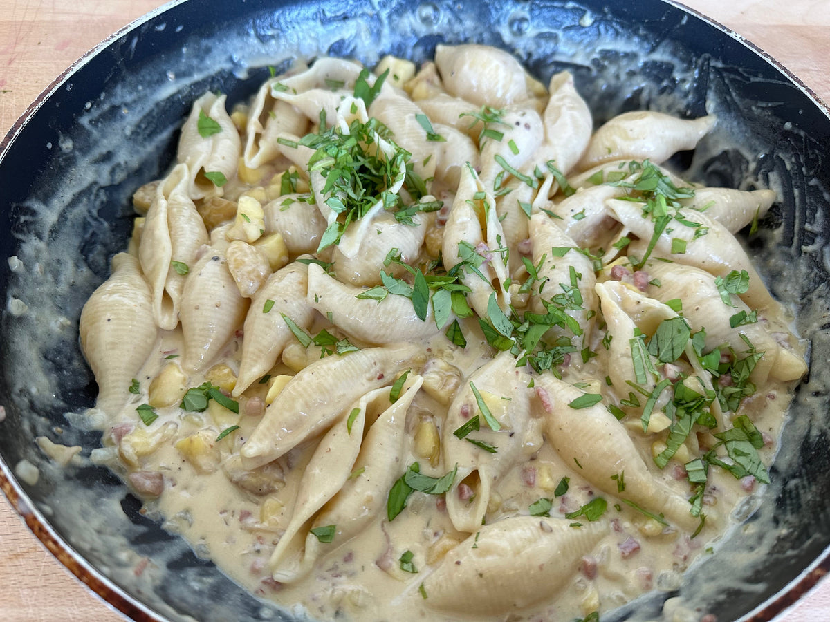 Cremige Maronen Pasta