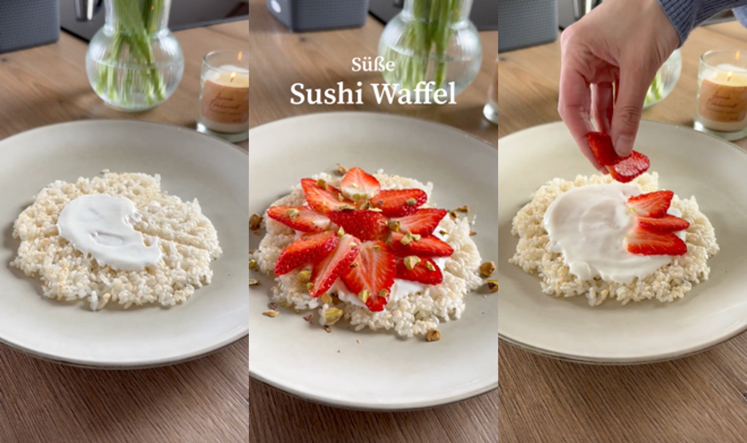 Süße Sushi-Waffeln