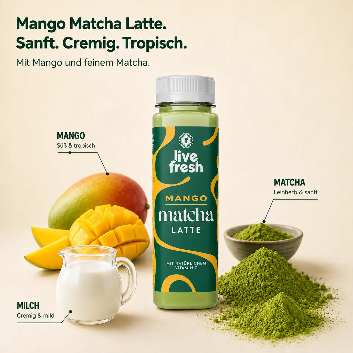 Mango Matcha Latte - 250 ml