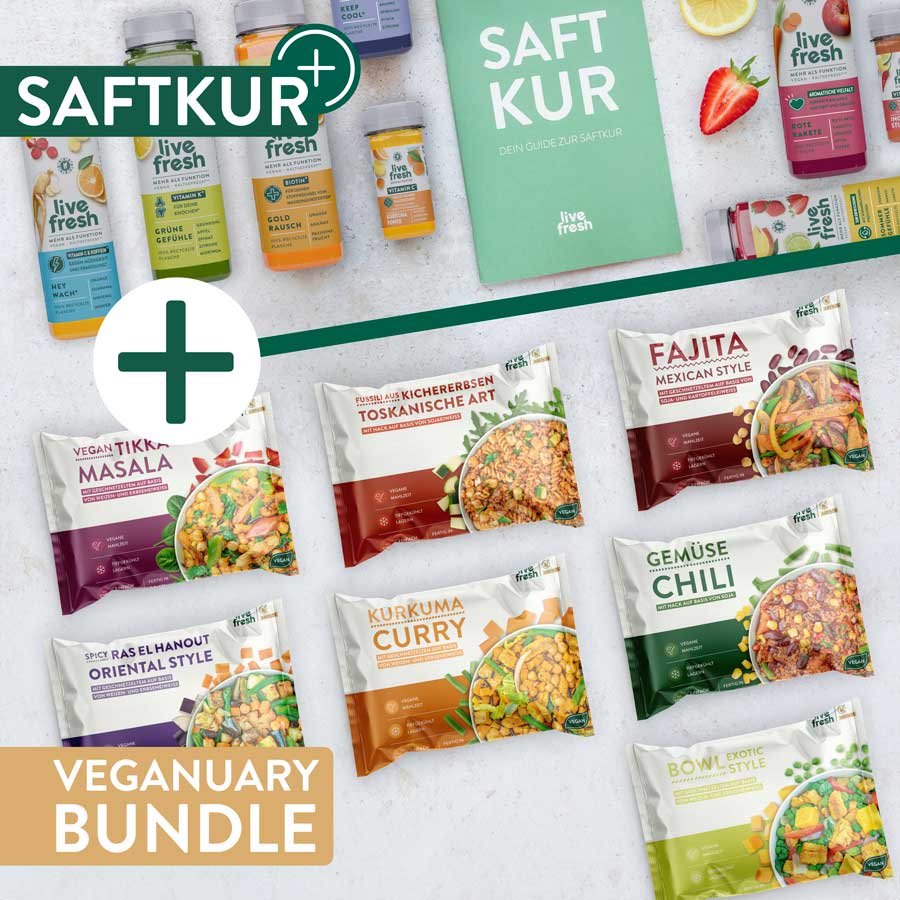 3 Tage Saftkur + Veganuarybundle