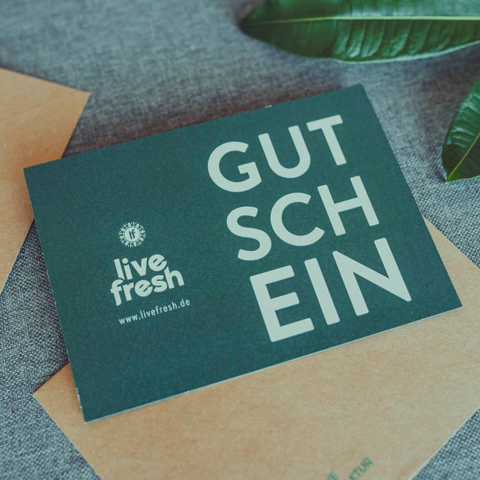 LiveFresh - Geschenkgutschein - LiveFresh