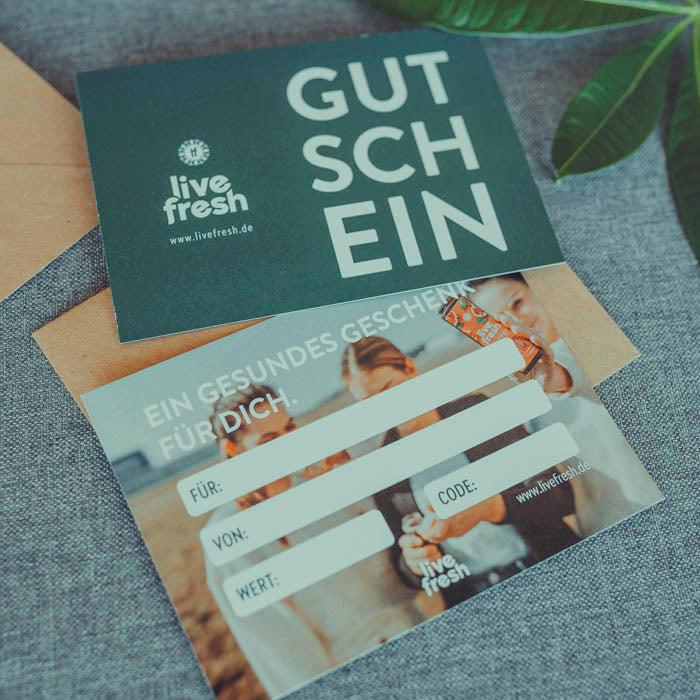 LiveFresh - Geschenkgutschein - LiveFresh